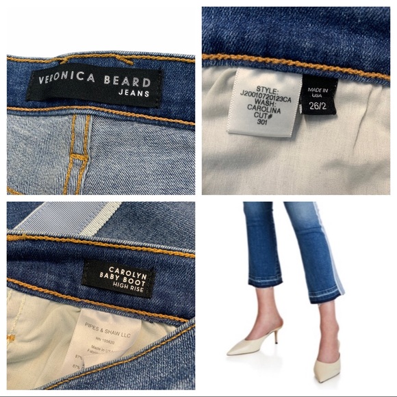 Veronica Beard Carolyn Baby Boot High Rise Jeans - Picture 14 of 16